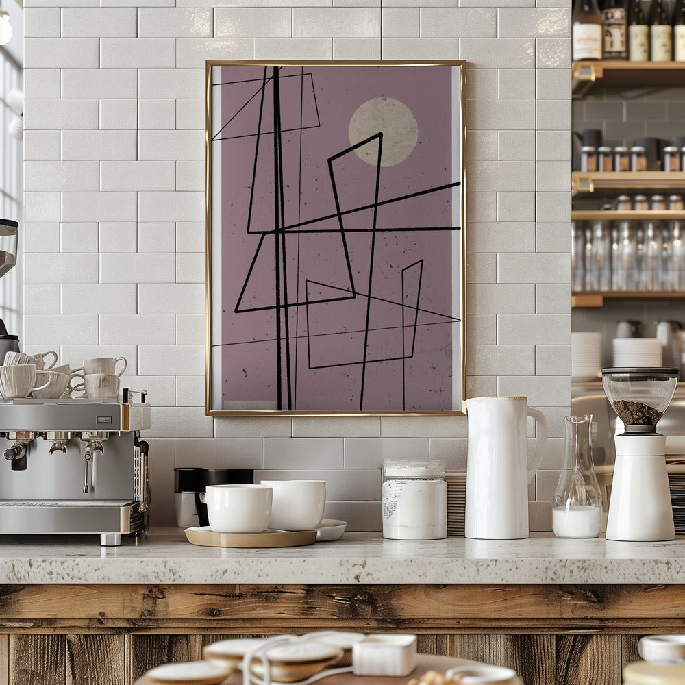 Angular Lines no 13 Poster